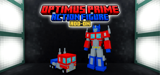 Transformers Optimus Prime Action Figure Minecraft Addon