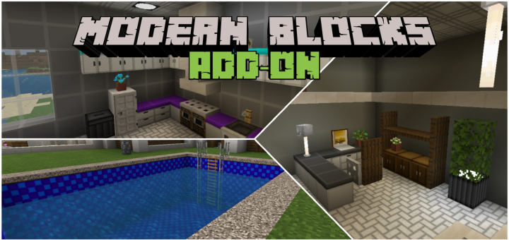 Modern Blocks Minecraft Addon / Mod 1.16.20.52, 1.16.1.02, 1.16.0