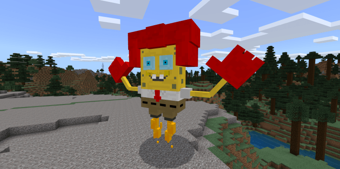 Spongebob Minecraft Pe Addon Mod