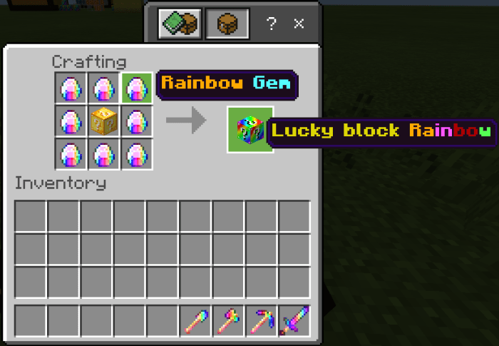 Elingo's Lucky Blocks Add-on (Big Update!) (Bedrock Edition) Minecraft Mod
