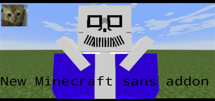 Sans UT pixel art edition for bedrock addons download Minecraft Mod