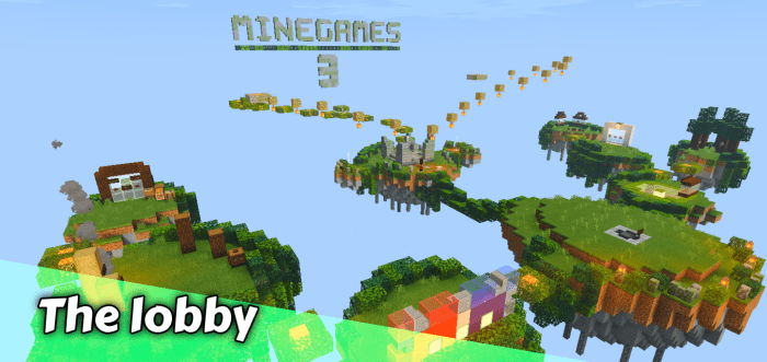 minecraft bedrock minigame lobby download