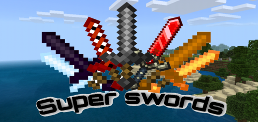Mod Super Swords for Minecraft PE