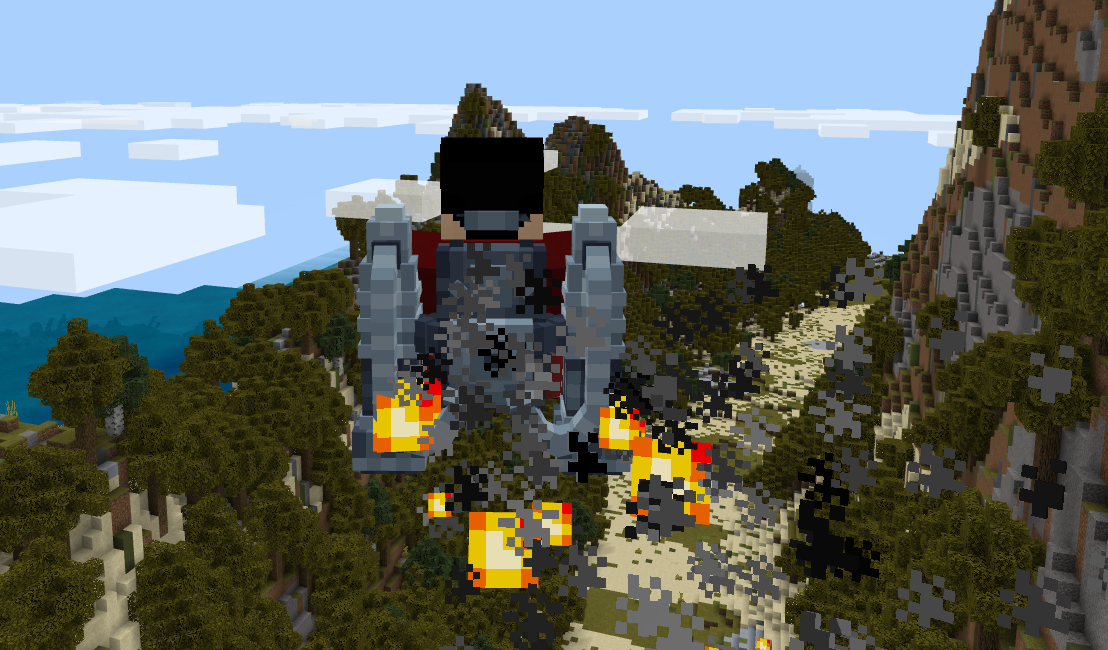 Jet-Pack - Minecraft Bedrock Mod Minecraft Mod