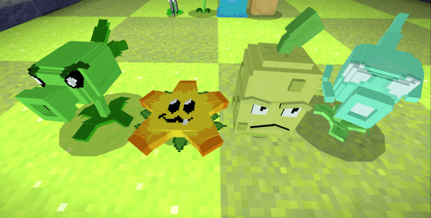 Plants Vs Zombies 2 Addon - Bedrock Minecraft Mod
