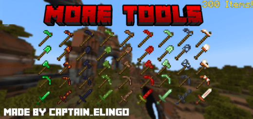 Elingo's More Tools Addon 1.20 ,1.19+ - Minecraft PE/Bedrock Mods