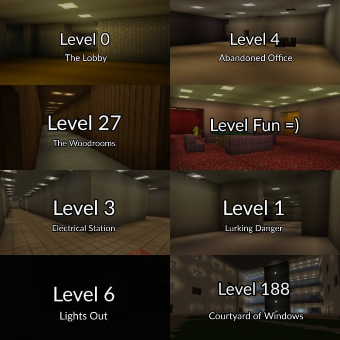 Backrooms Level 4 Abandoned Office Minecraft Map