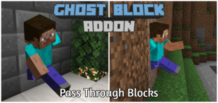 ghost block mod mcpe