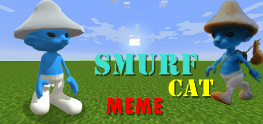 Smurf Cat Meme Addon Minecraft Mod