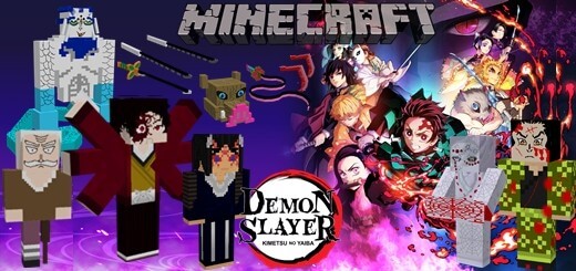 The Glitches Demon Skin Pack mod - Mods for Minecraft