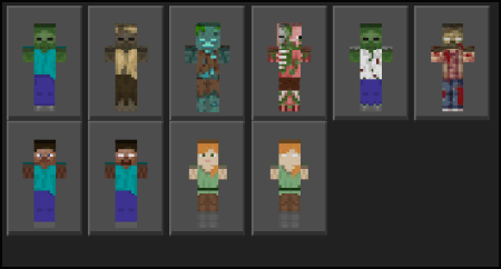 Zombies Skin Pack