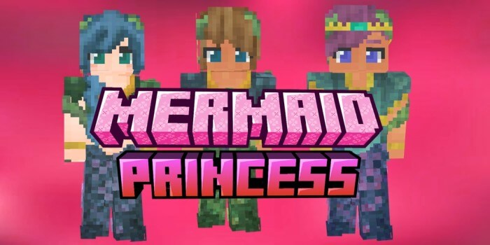 Mermaid Princess Skins Minecraft Bedrock Addons