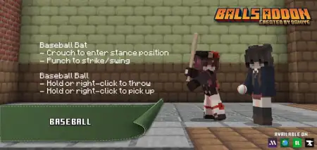 Balls Mod | Minecraft Addon