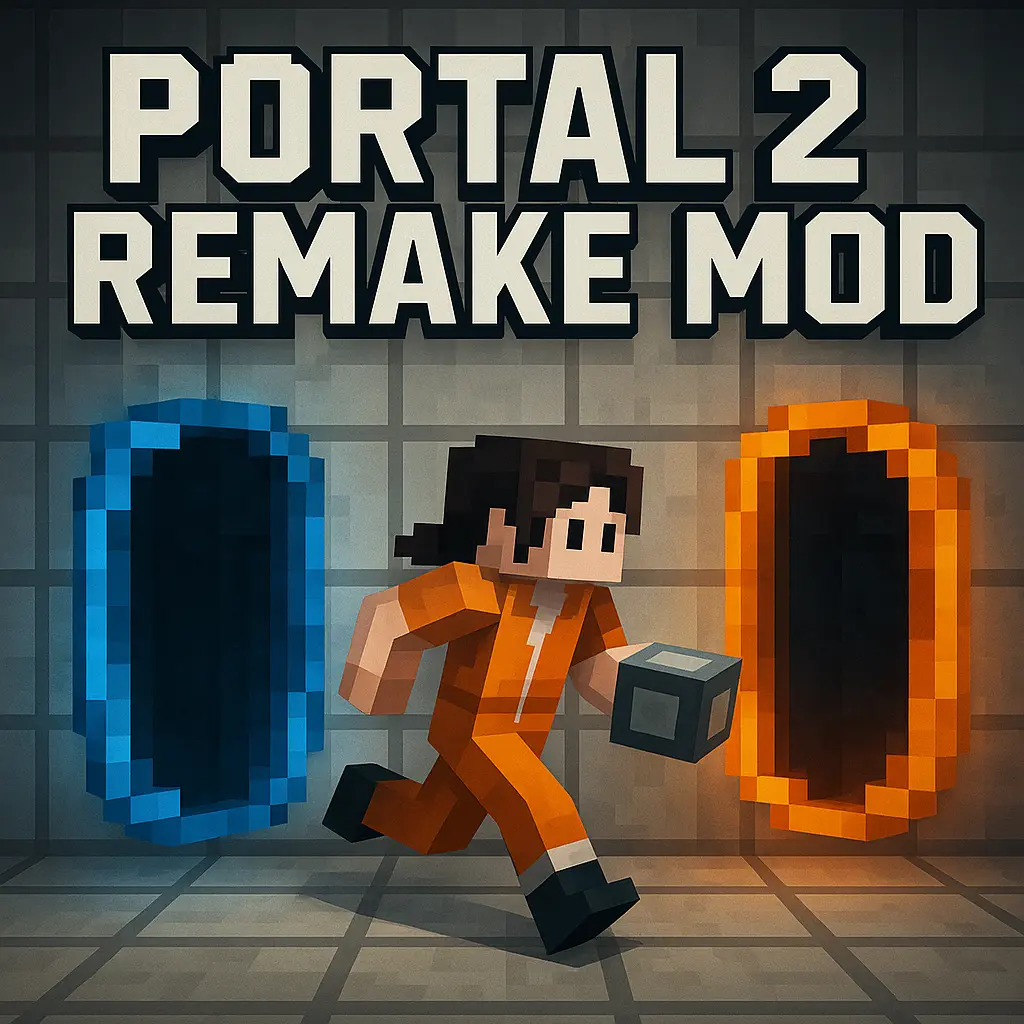 Portal 2 Remake Mod | Minecraft Addon