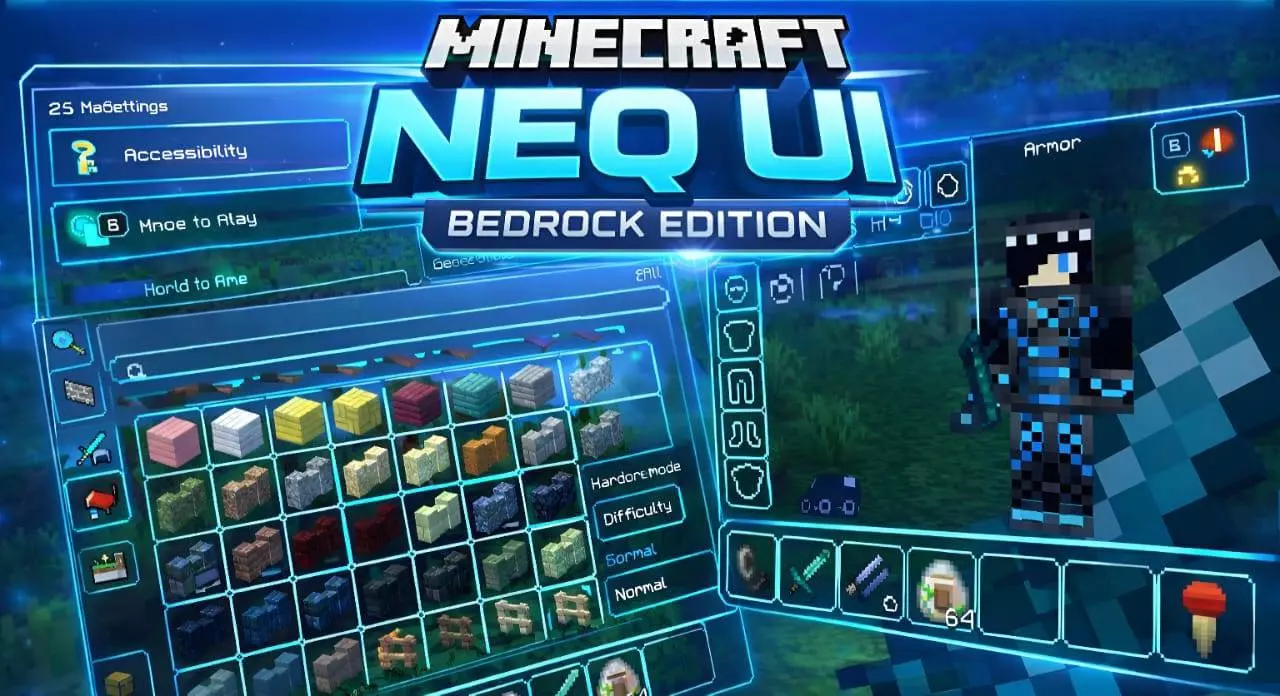 Clean UI Mod | Minecraft Addon
